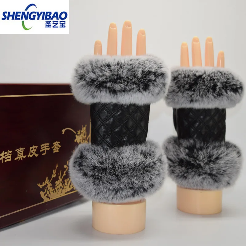 

Autumn and Winter Fashion Sheepskin Gloves for Ladies