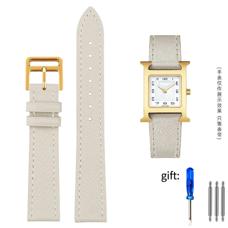 Genuine Leather Soft Cowhide Watch Strap - Fashionable & Comfortable Bracelet