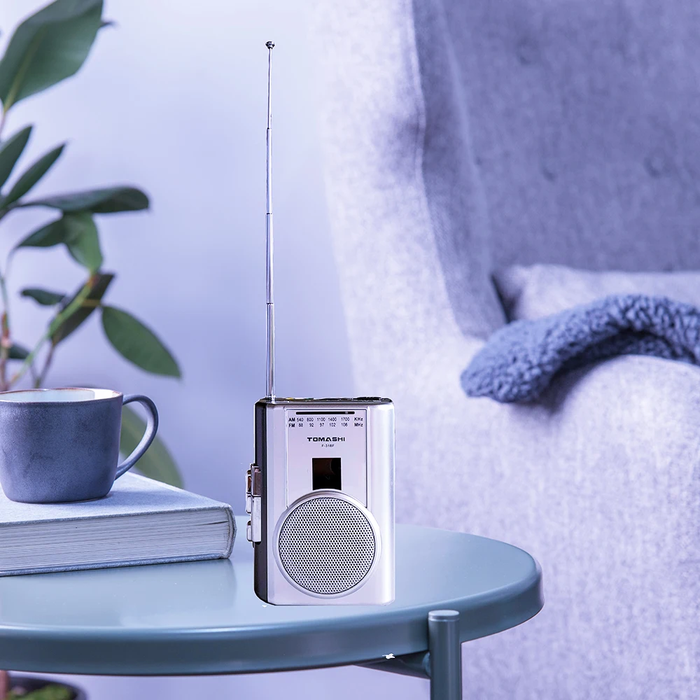 Rádio com Alto-falante Fone de Ouvido Aprender a Língua Walkman Cassette Recorder Tape Player fm am Embutido Microfone Jack-ouvir Música - Image 3