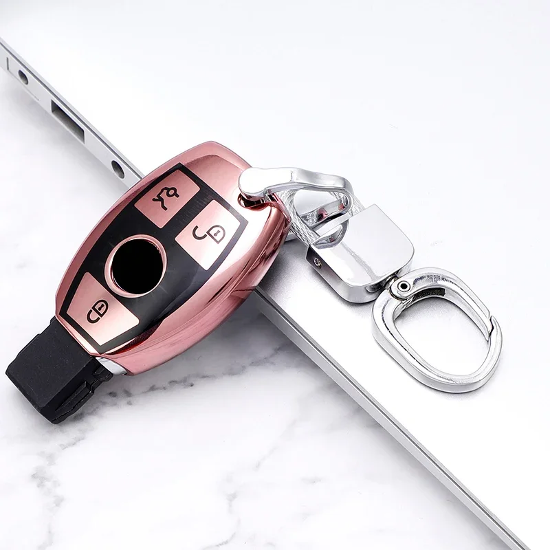 Car 2/3 Button Key Cover Case for Mercedes Benz A B R G Class GLK GLA W204 W251 W463 W176 Key Bag Fob Shell Holder Protector key case cover key case car key shell flip key fob shell