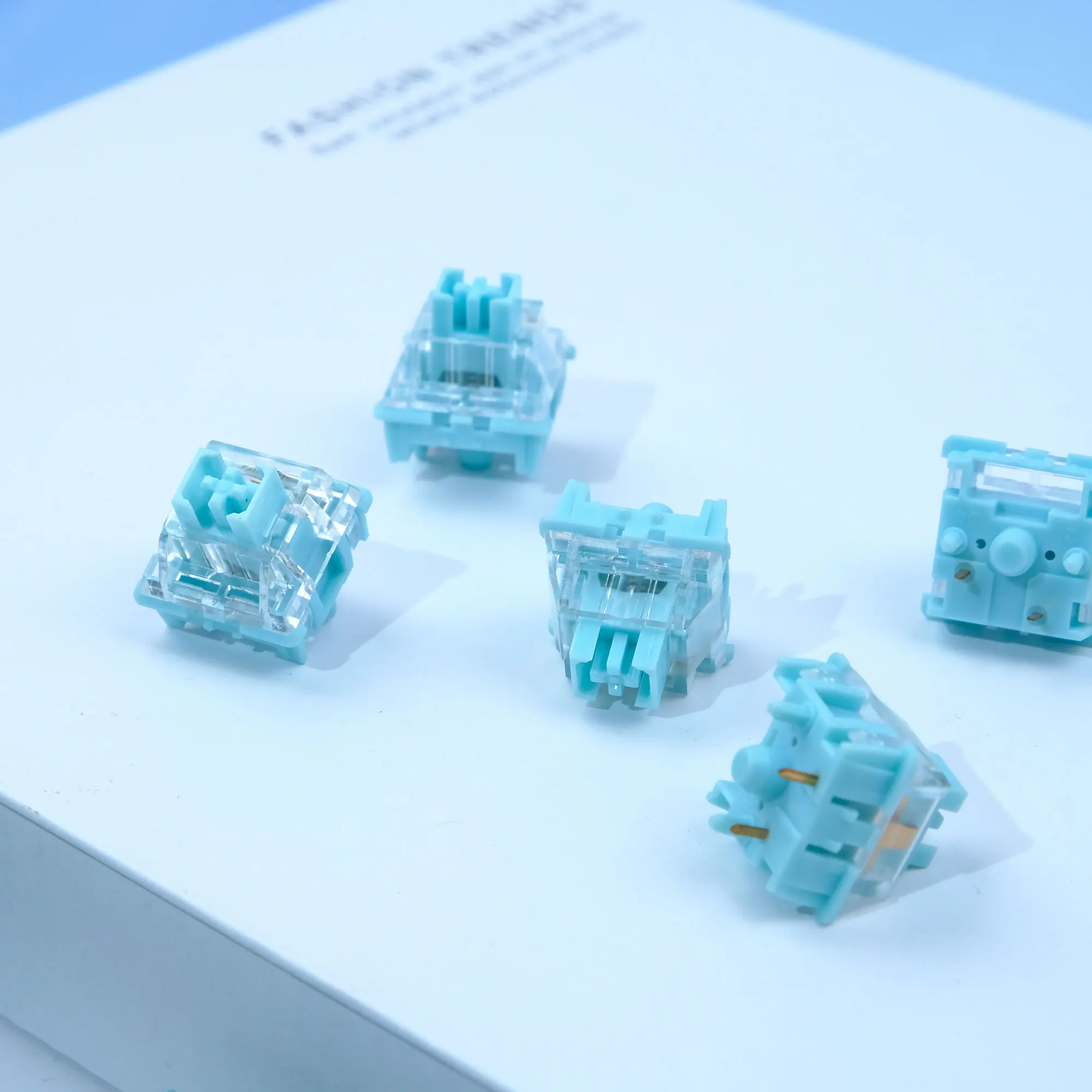 Everslide-Sea Salt Switch para teclado mecânico, interruptores