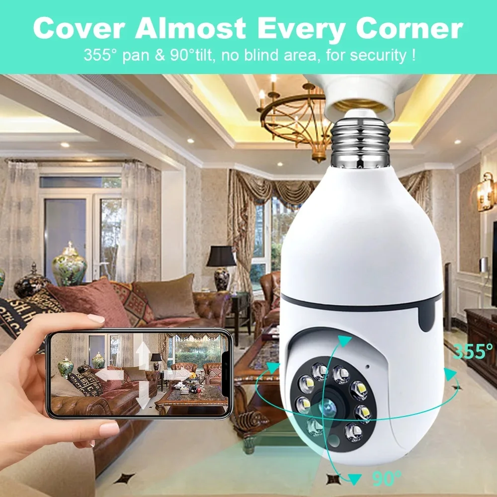 AI ΰ  ڵ  Ǯ ÷ ߰ ð  ̺ , Ʈ Ȩ  ī޶,  5G, 3MP, E27 