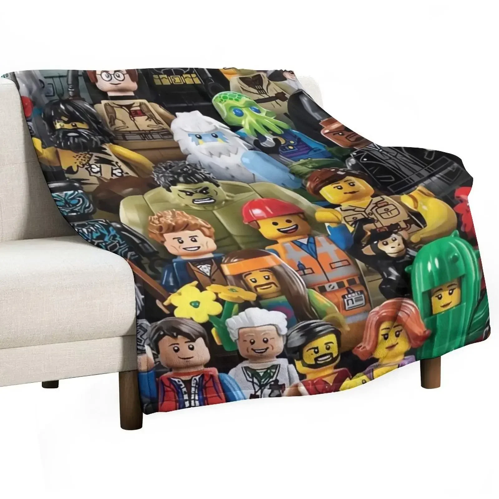 

Rolbox Collage Throw Blanket Luxury Designer warm for winter Blankets