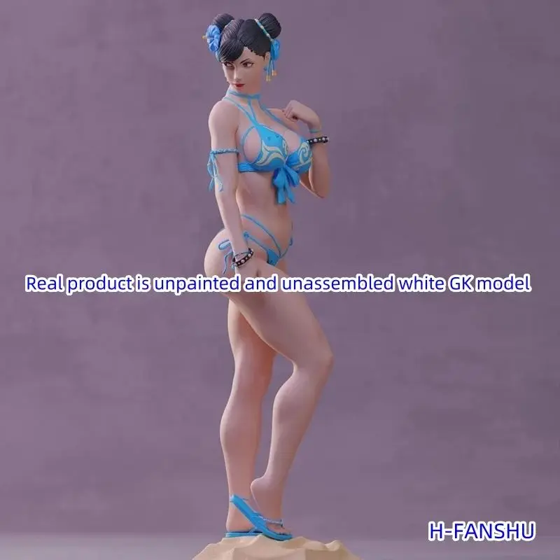 

H-FANSHU H210 GK модель CHUN-LI chunli фигурка Garate наборы Неокрашенная только модель Продажа-сборка 3D печатная продукция