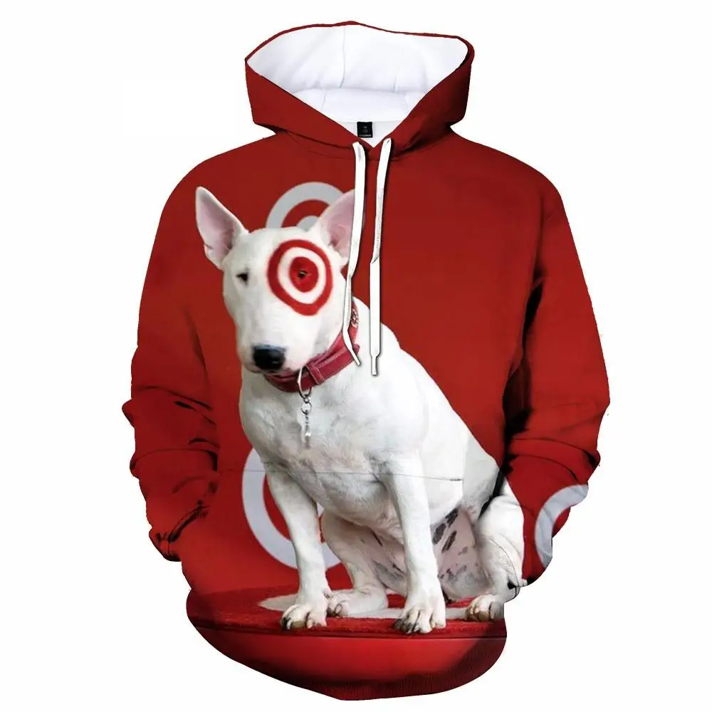 Mode Bull Terrier 3D-Druck Männer, Frauen und Kinder Hoodie lässig Haustier Hund Muster Street Style leichtes Top – Detail 3
