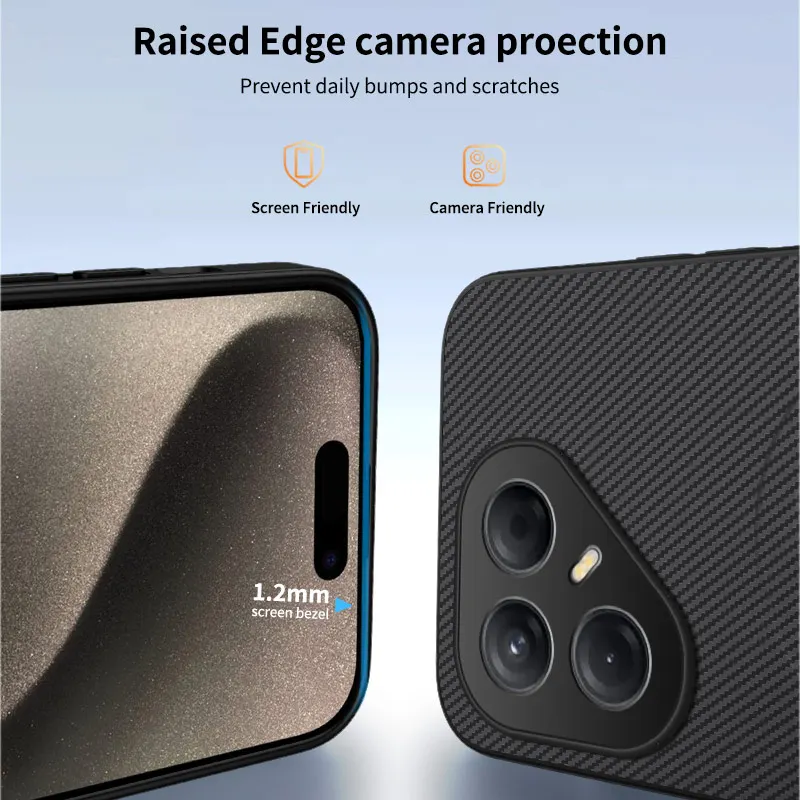 Carbon Fiber Pattern Magnetic Charger Hard Back Phone Case