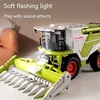 1:24 Rc Farmer'S Car Wheat Harvester Combination Multi-Feature Lights 6608 Wheat 6612 Corn Crop Harvester Children'S Toys Gift 4