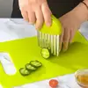 19PCS Montessori Kitchen Tools For Toddlers-Kids Cooking Sets Safe For Real Cooking Toddler Crinkle Cutter Kids Cutting Board 5