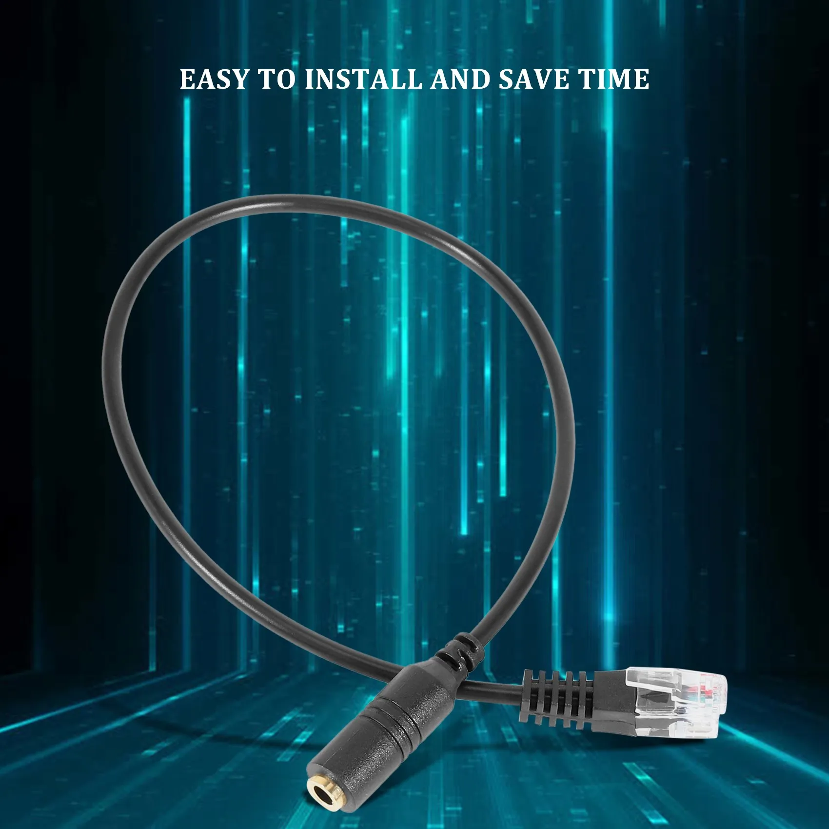 

1 шт. адаптер для телефона rj9 на 3,5 Женский адаптер конвертер кабель для ПК Компьютерная гарнитура телефон