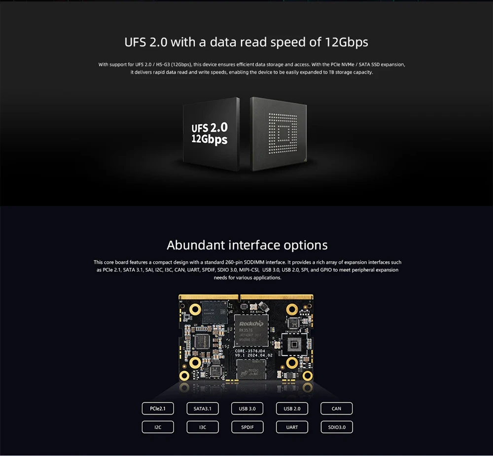 AIO-3576JD4 Large Model With Low Power Consumption AIOT Mainboard Rockchip RK357