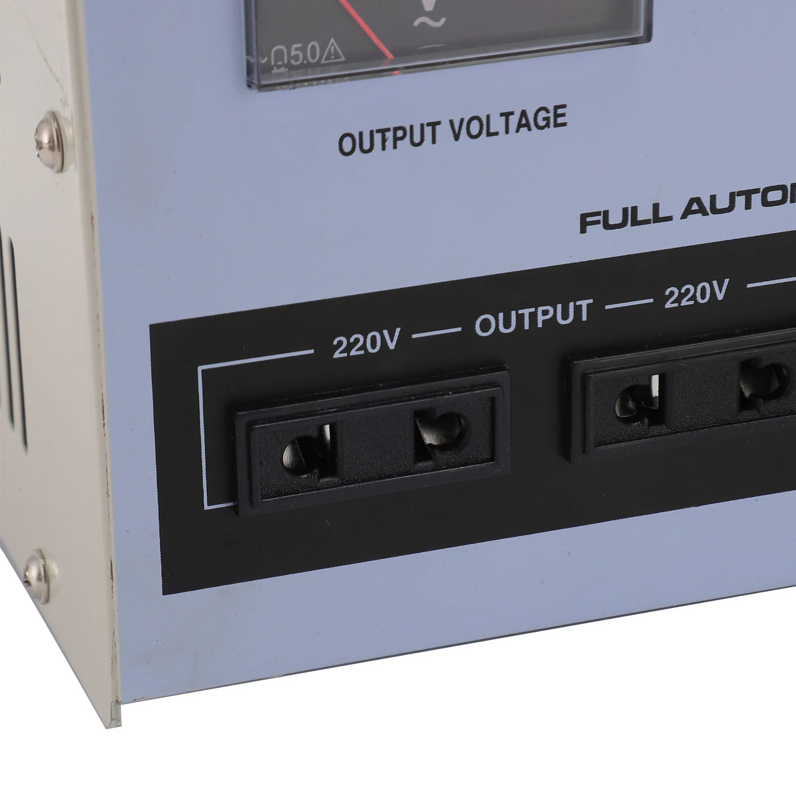 AC Voltage Regulator 1000W 160-Input Output 3 Universal Sockets Automatic Voltage Stabilizer with 2 Fuse
