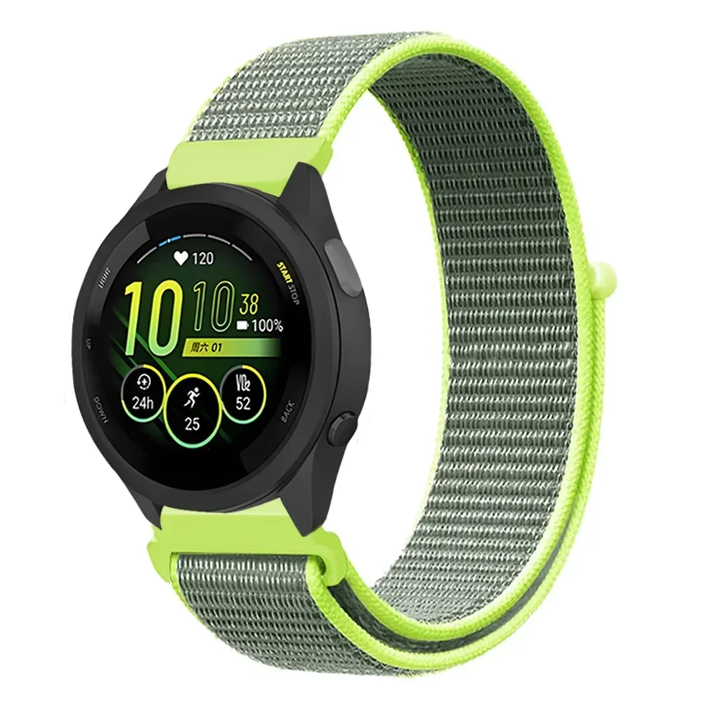 Nylon Braided Bracelet Band, 20mm 22mm Strap