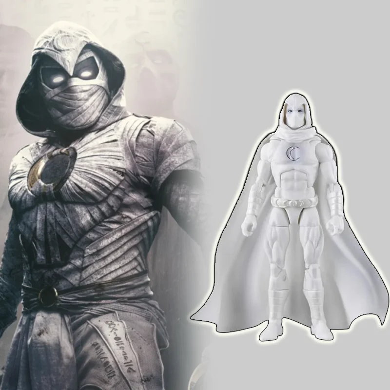 

Limited Moonlight Knight 6 Inch Touching Doll Hand-made Model Ornaments Moonlight Knight Collection Hand-made Couple Gifts.