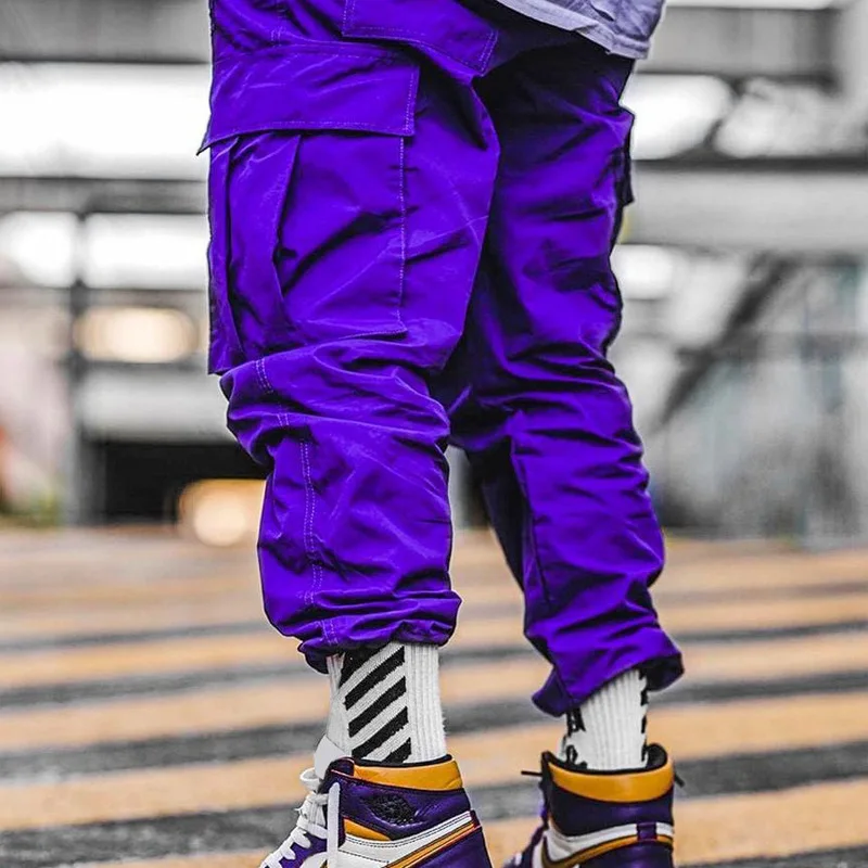 Multi-Pocket Casual Pants Men Military Tactical Joggers Cargo Pants Men's Outdoor Sweatpants Male Harajuku Hip Hop Streetwear drop crotch harem pants