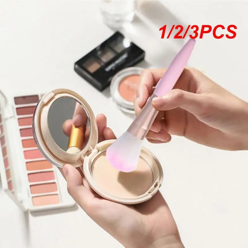 1/2/3Pcs Mini Pennelli Per Trucco Set Strumento Cosmetico Ombretto Fondotinta Blush Donne Protable Travel Beauty Make Up Brush Maquiagem