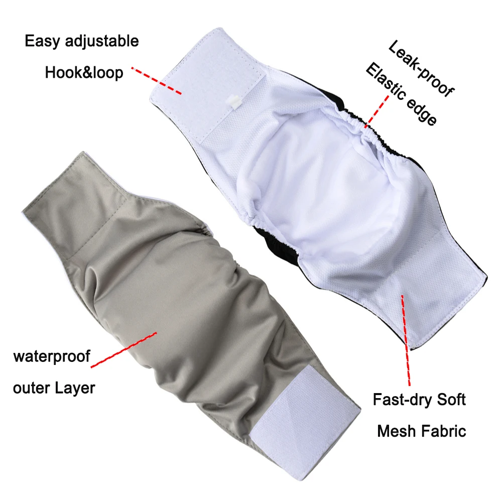 Reusable Male Dog Diaper 3