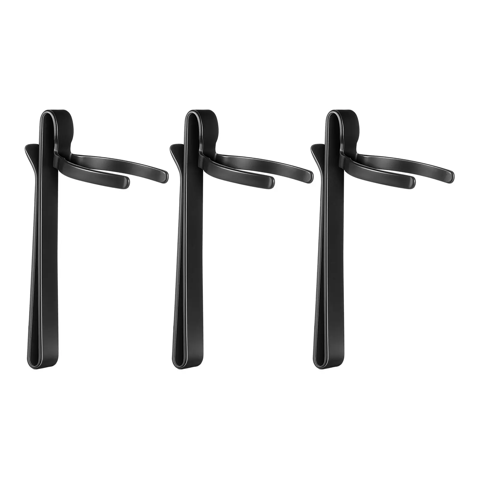 3Pcs 손전등 클립 금속 펜 포켓 홀더 교체 용품 작업 하이킹 캠핑 목수 배낭 분리형 클립 라이트