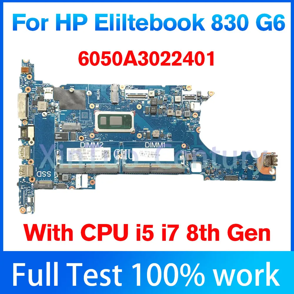 Материнская плата 6050A3022401 для ноутбука HP Eliltebook 830 G6