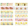 12Rolls Easter Day Egg Rabbit Pattern Masking Tape DIY Handbook Material Sticker Washi Tape Scrapbooking Birthday Gift Supplies 3