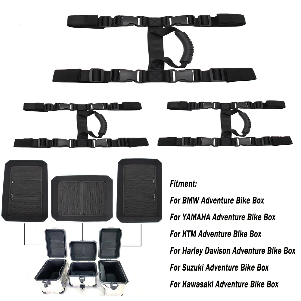 Per Bmw R1200Gs Adv Lc R1250Gs F700Gs F800Gs Portapacchi Interno Portapacchi Baule Laterale Borsa Laterale Copertura Superiore + Maniglia Laterale