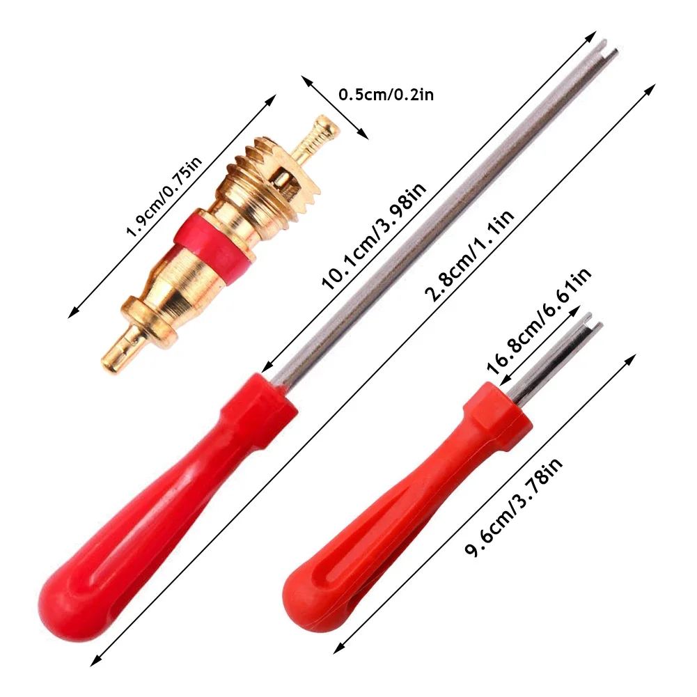 Multifunctional Tire Valve Core Removal and Installation Tool