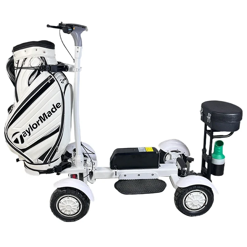 Newest Golf Four Wheels 48V 20Ah 2400W Off Road Electric Golf Scooter Cart