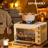 Household multi-functional outdoor gas pizza oven, 2-in-1 card oven, portable small baking oven 4
