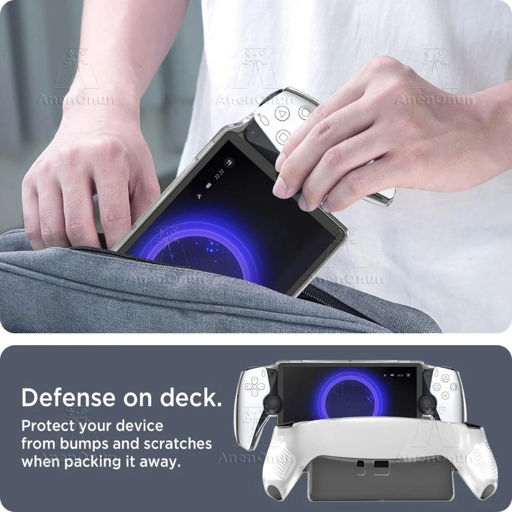 Transparent TPU Shockproof Anti-Scratch Protective Case with Anti-Slip Grip - Ultra-Clear Crystal Soft Shell Cover