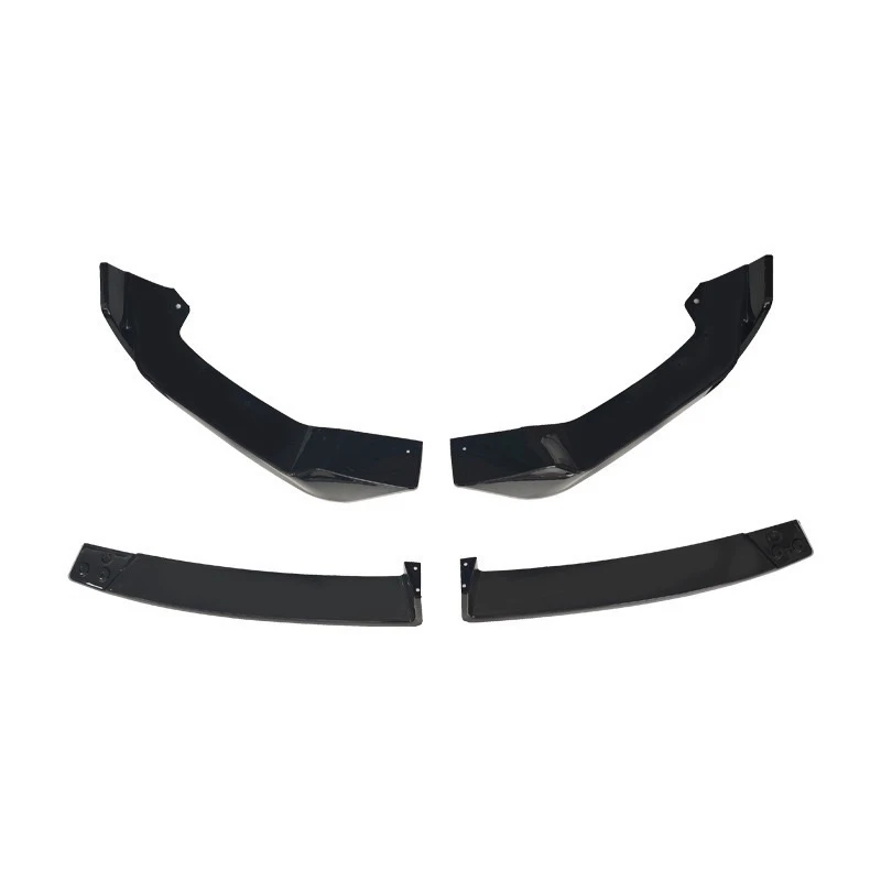 BMW X5 G05 2024-2025용 글로시 블랙 ABS 프론트 범퍼 립 스포일러 바디 키트 4PCS 범퍼 보호