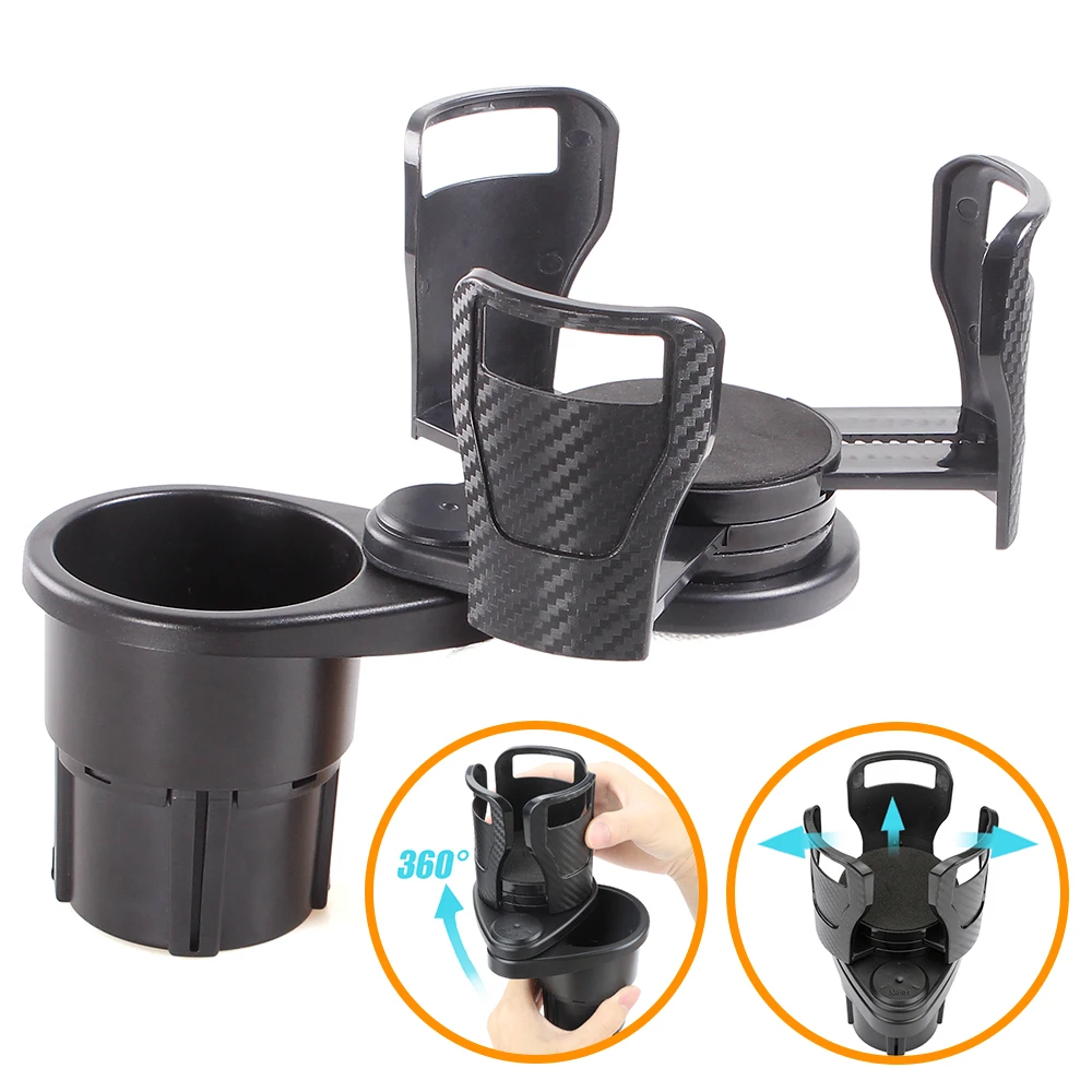 Multifunctional Car Cup Holder Expander Adapter Base Tray Rotatable Auto  Drink Coffee Bottle Holder Cup Stand Car Accessories - AliExpress