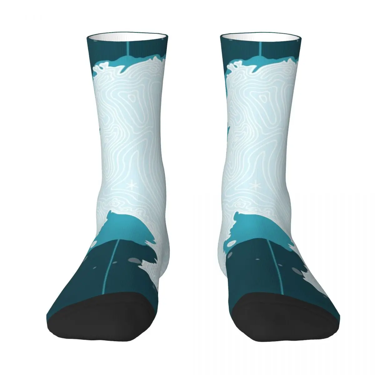 

Носки в Антарктическом стиле, отопительные носки, индивидуальные спортивные чулки, компрессионные баскетбольные мужские носки, женские
