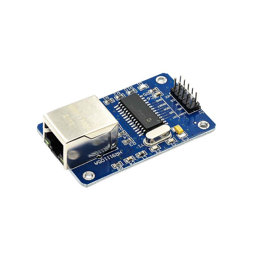 

ENC28J60 LAN Ethernet Network Module SPI Interface Ethernet Network Module 51/AVR/ARM/PIC Code 3.3V Pin Row Power Supply Board