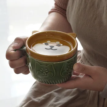 Ceramic Creative Animals Cup