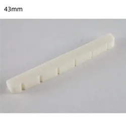 Precision Flat Base Bone Nut for Electric Guitars, 42mm/43mm (43mm)