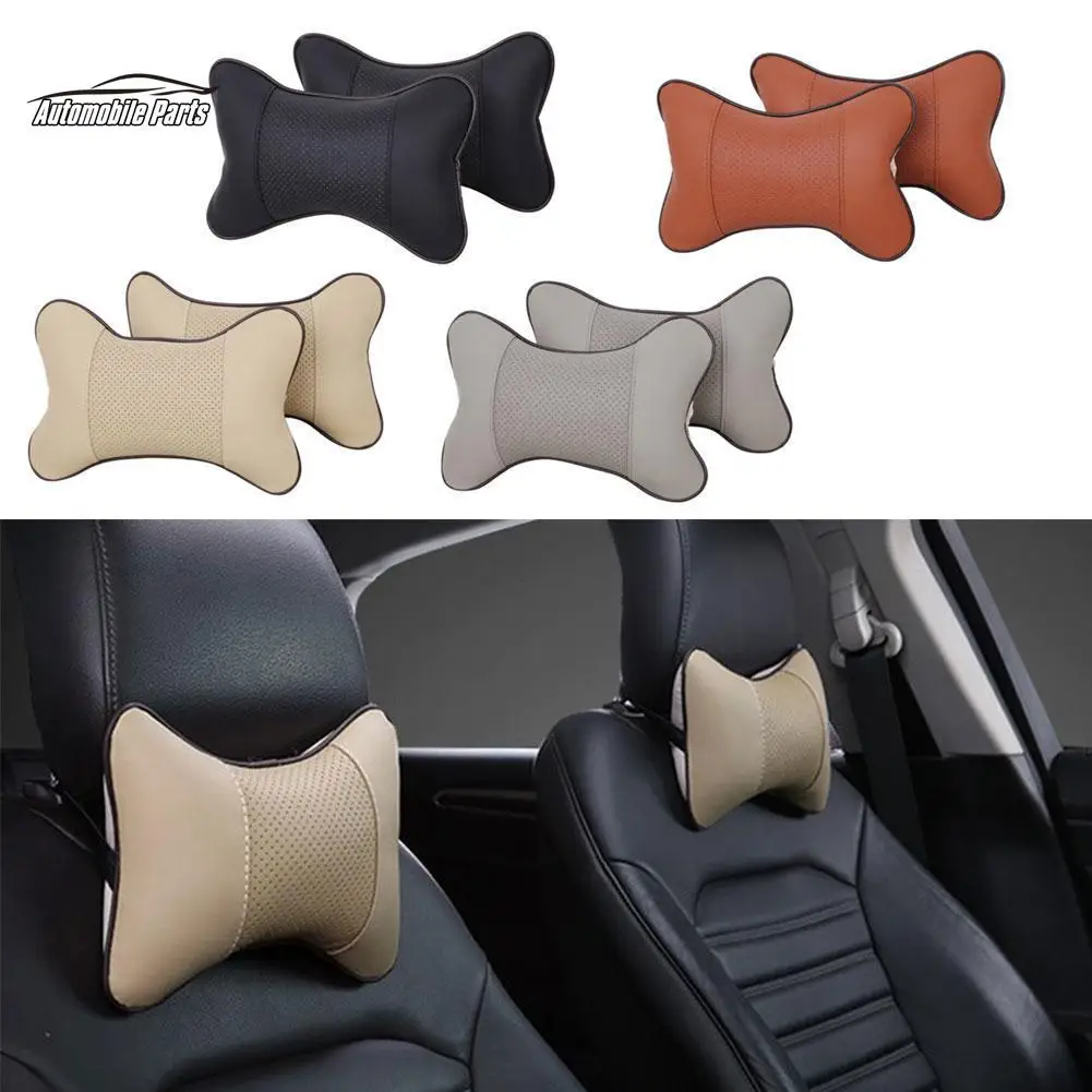 Car Neck Pillow 1PC Car Neck Pillows Headrest Cushion Support Seat Accessories Universal Backrest Safety Pillow Auto Interior Accessories
