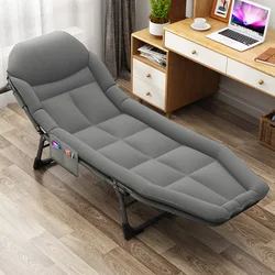 Versatile Foldable Reclining Chair and Portable Camp Bed (LIGHT GRAY)