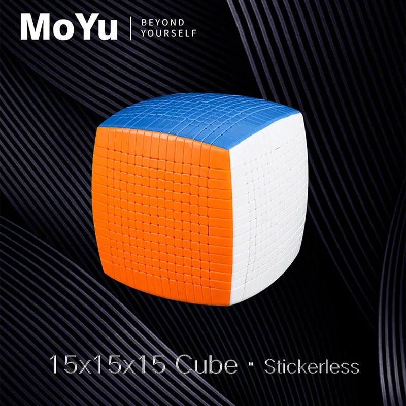 MOYU Meilong 15x15 매직 큐브, 전문 스피드 퍼즐, 15x15, 15x15, 교육용 완구, 인피니트 오리지널 헝가리 큐브, Magico