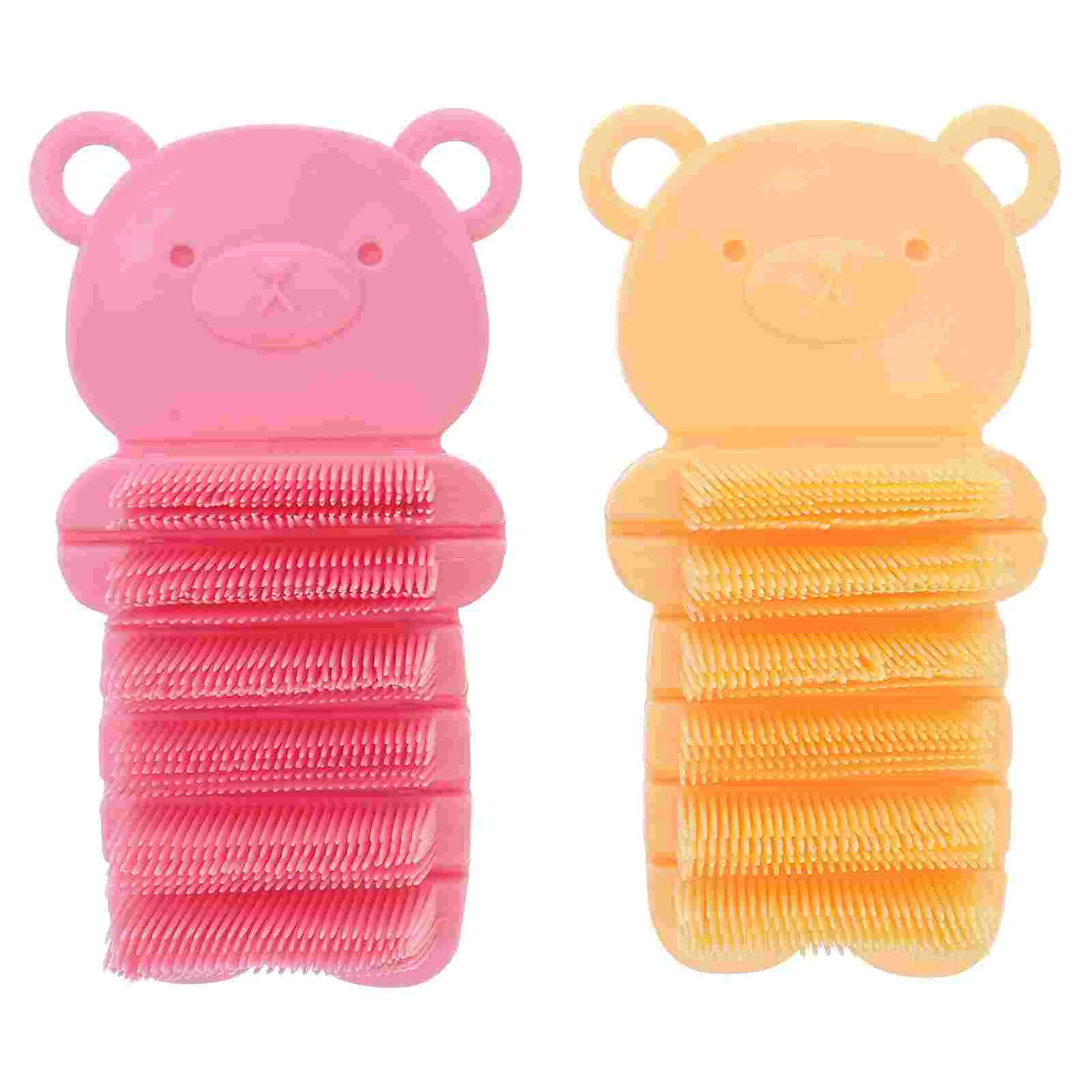 

2 Pcs Children's Hand-Washing Brush Kids Nail Pedicure Dust Fingernail Scrub Soft Brushes Clean Manicure Tool Cleaning