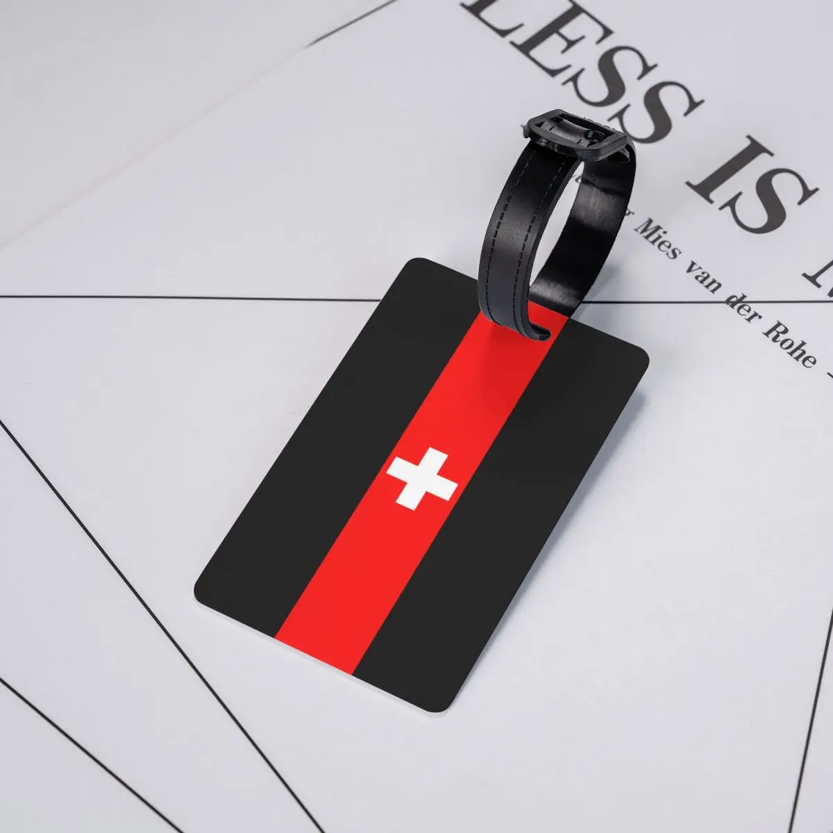 Swiss Switzerland Flag Luggage Tags for Suitcases Cute Baggage