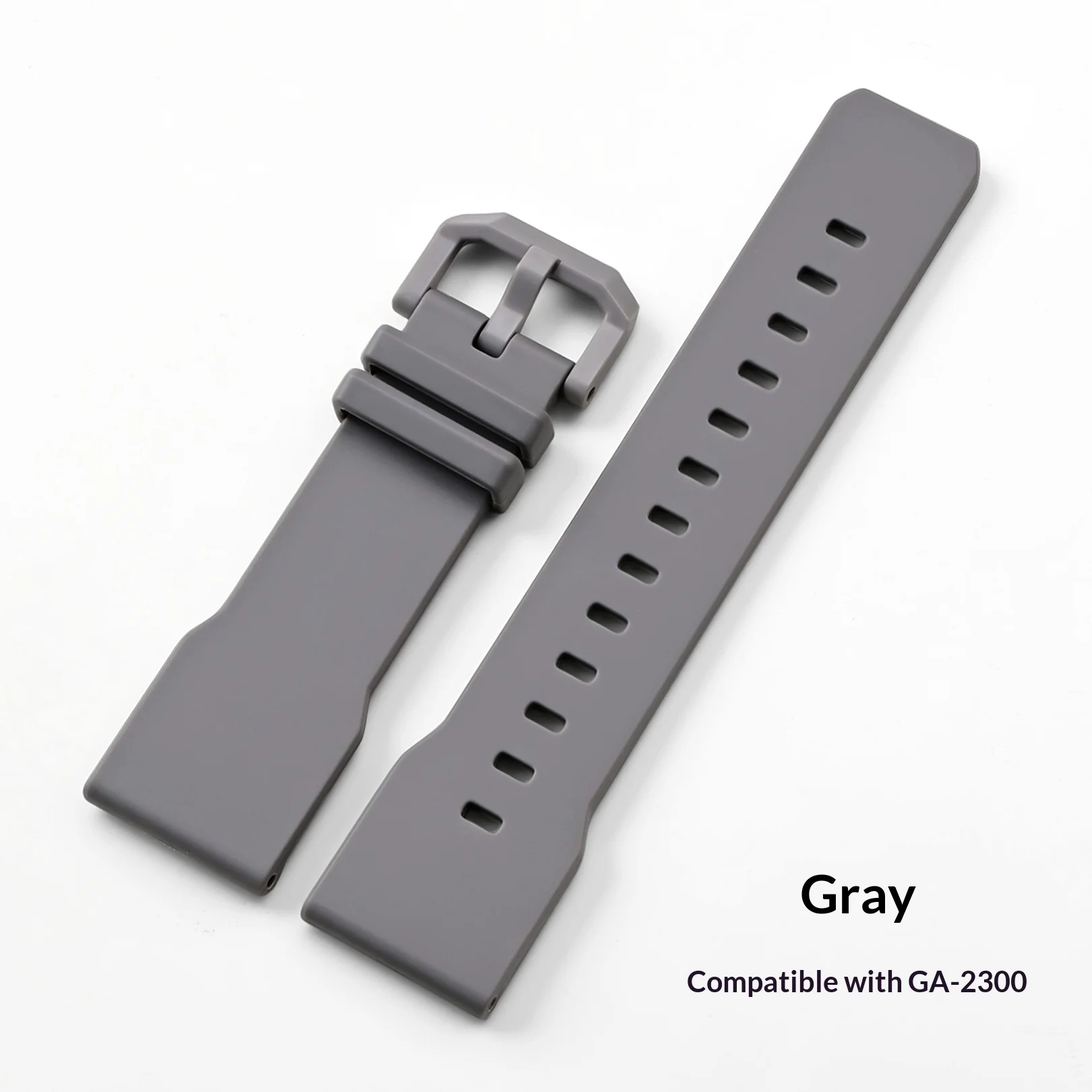 Silicone Rubber Sport Watch Strap - Waterproof Resin Bracelet