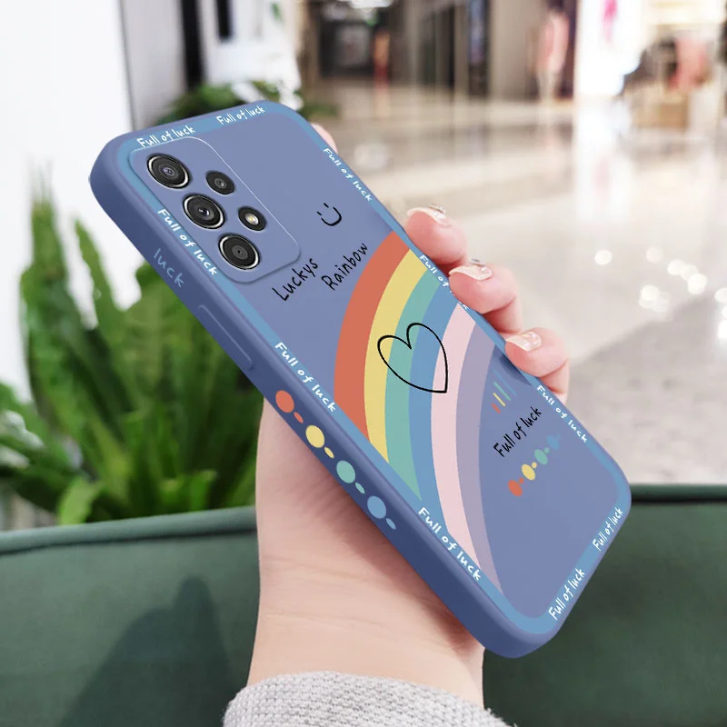 Rainbow Heart Phone Case - Vibrant Protective Design