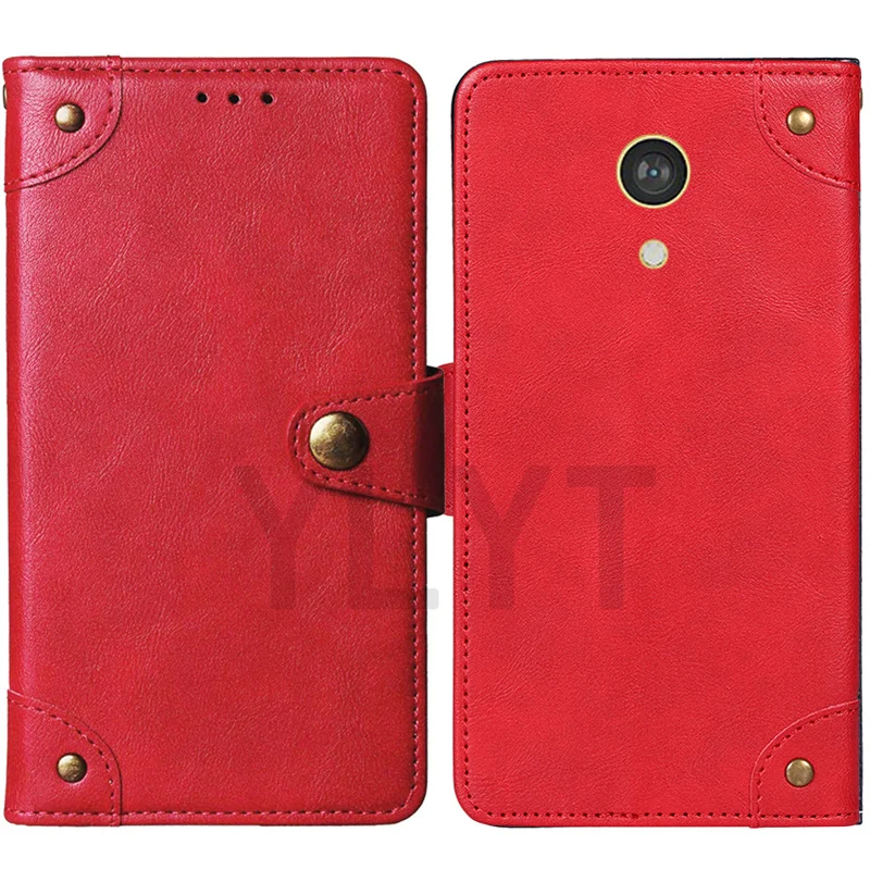 Vintage-Style Premium Flip Leather Wallet Phone Case