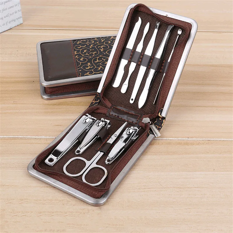 9-piece Nail clipper set manicure tool nail scissors ear spoon tweezers PU box nail clipper set,nail clipper,nail scissors set,nail clippers,manicure set,manicure sets,manicure nail clipper set,nail clippers kit