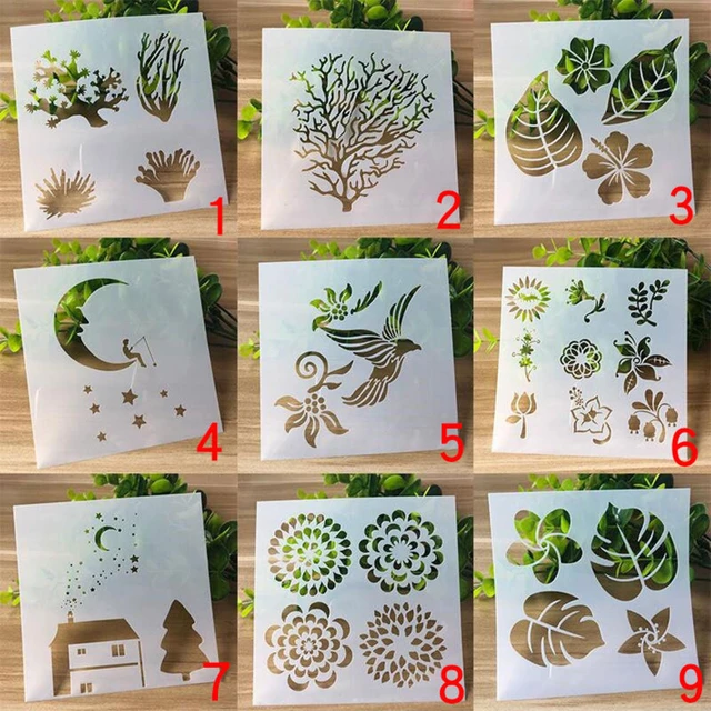 Reusable Graffiti Stencils For Walls Painting Airbrush Scrapbooking Stamps  Album Decorative Embossing Paper Cards DIY Craft