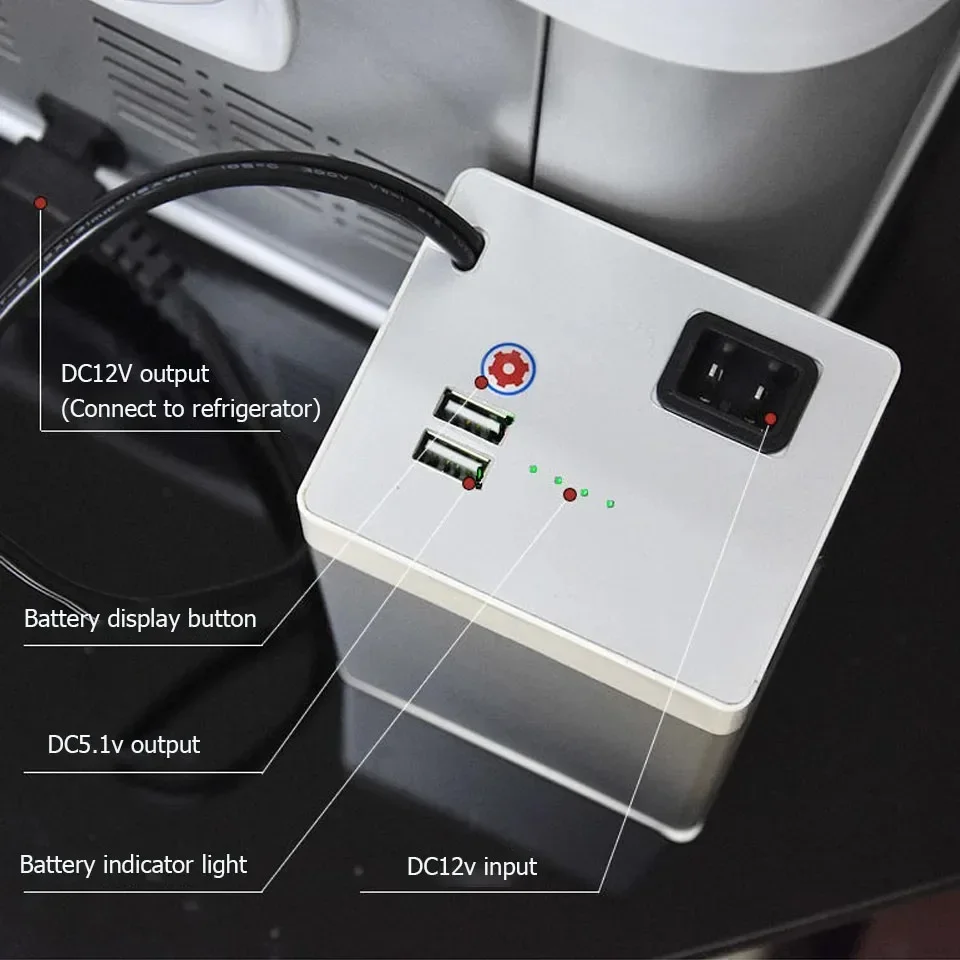 Car Refrigerator Accessories Alpicool Home Car Refrigerator Lithium Battery