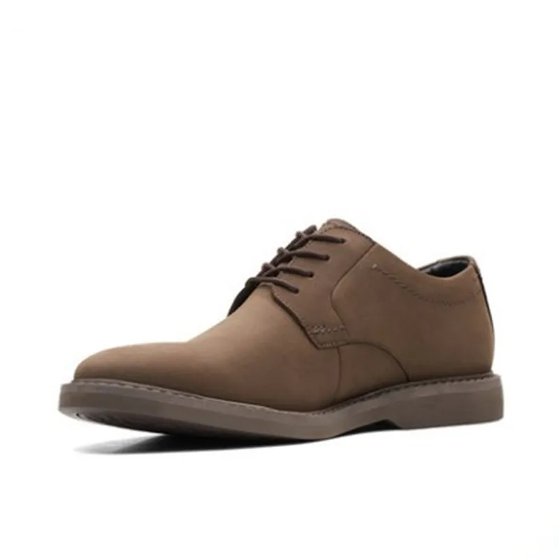 

Men's Shoes Spring British Style Comfortable Business Formal Daily Leisure Breathable Hand-sewn Derby Wedding Leather Shoes Male