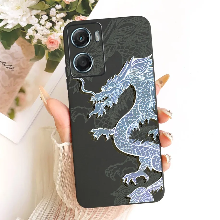 Cute Cat Cartoon Black Silicone Soft Bumper Phone Case