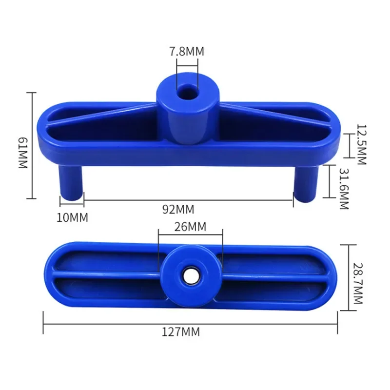 Woodworking Scribe Gauge Fixture Measure Line Ruler Doweling Jig Drill Guide Drilling Hole Connection Center Gauge Measurement