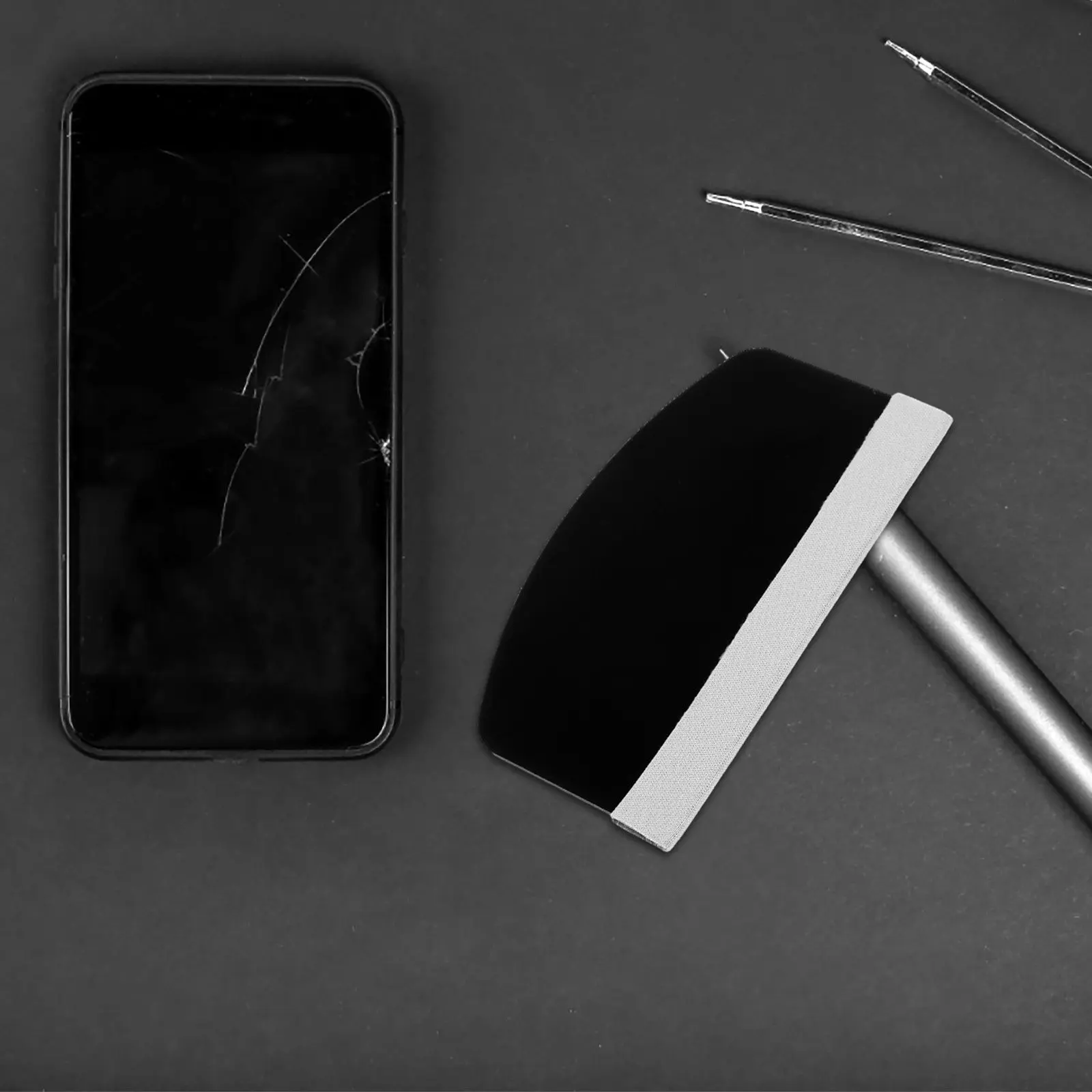 휴대폰 스크린 필름 부착용 미니 스퀴지 도구, 부드러운 스크레이퍼 보드, 비닐 데칼 틴팅 키트, 플라스틱 핸드 스크러버 패드