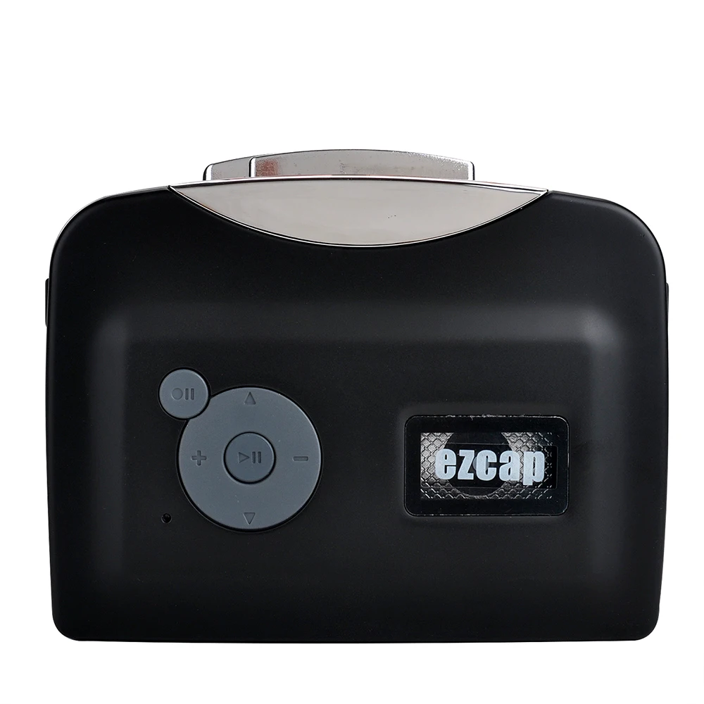 ezcap230 USB Cassette Player w/ Earphones Tape-to-MP3 Converter Walkman Voice Recorder Built-in Speaker Microphone